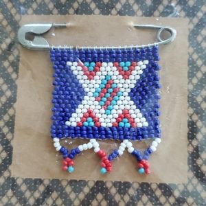 Zulu beadwork pin